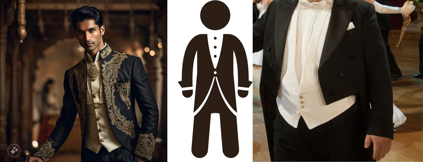 tailcoat types of wedding suits for groom