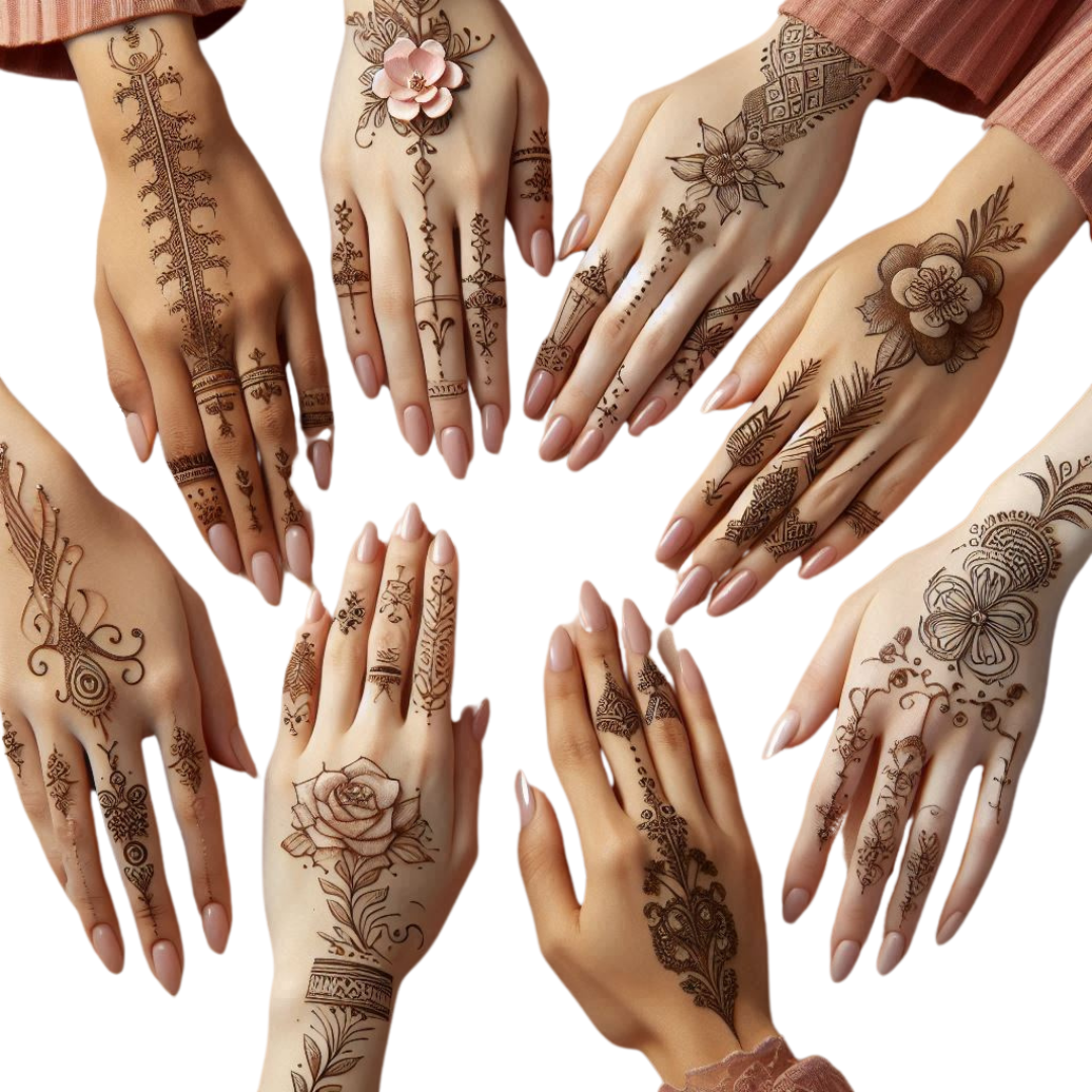 simple mehndi design photo
