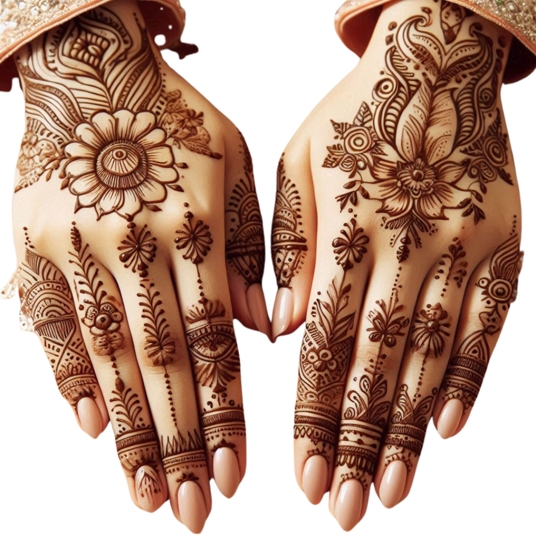 simple mehndi design photo
