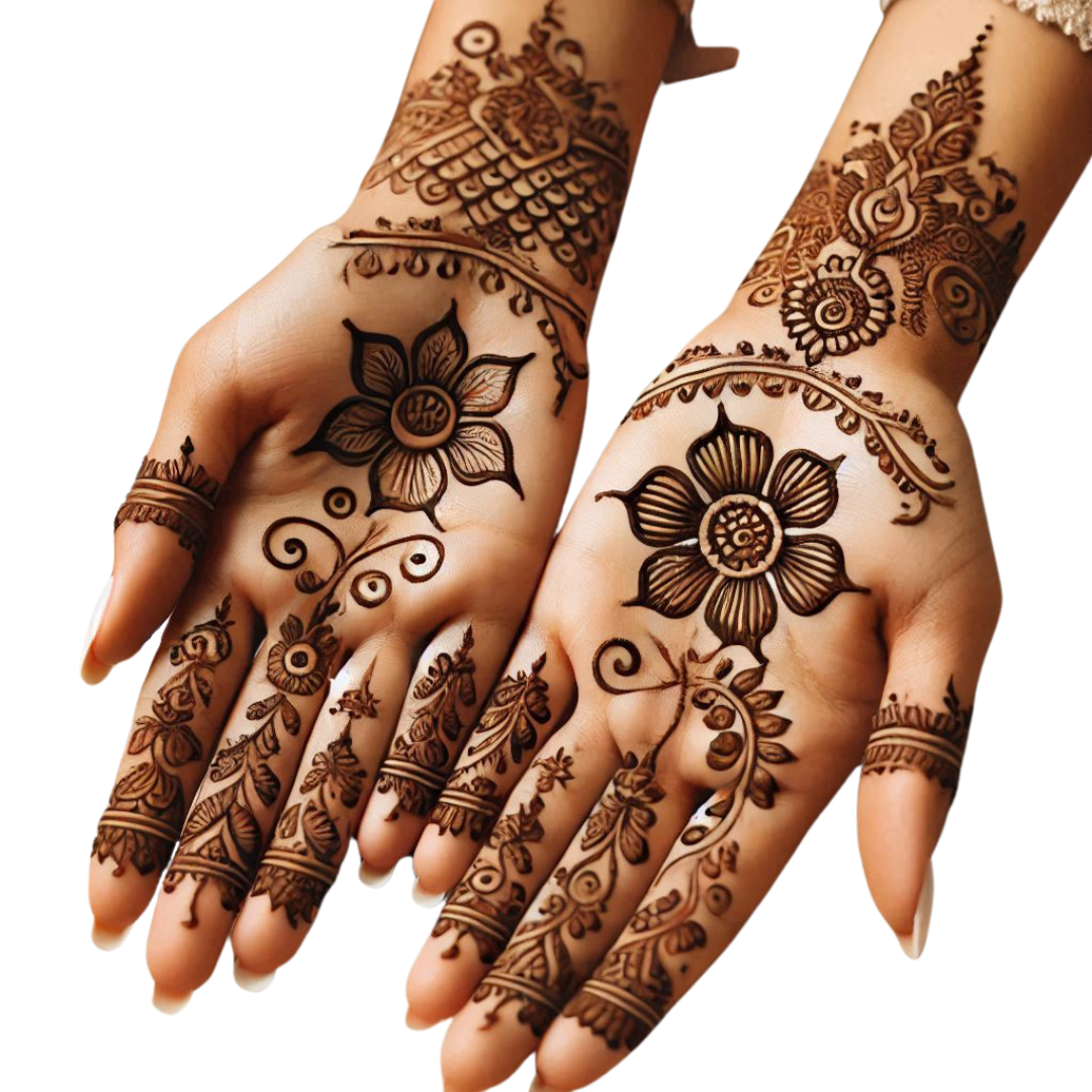 simple mehndi design photo
