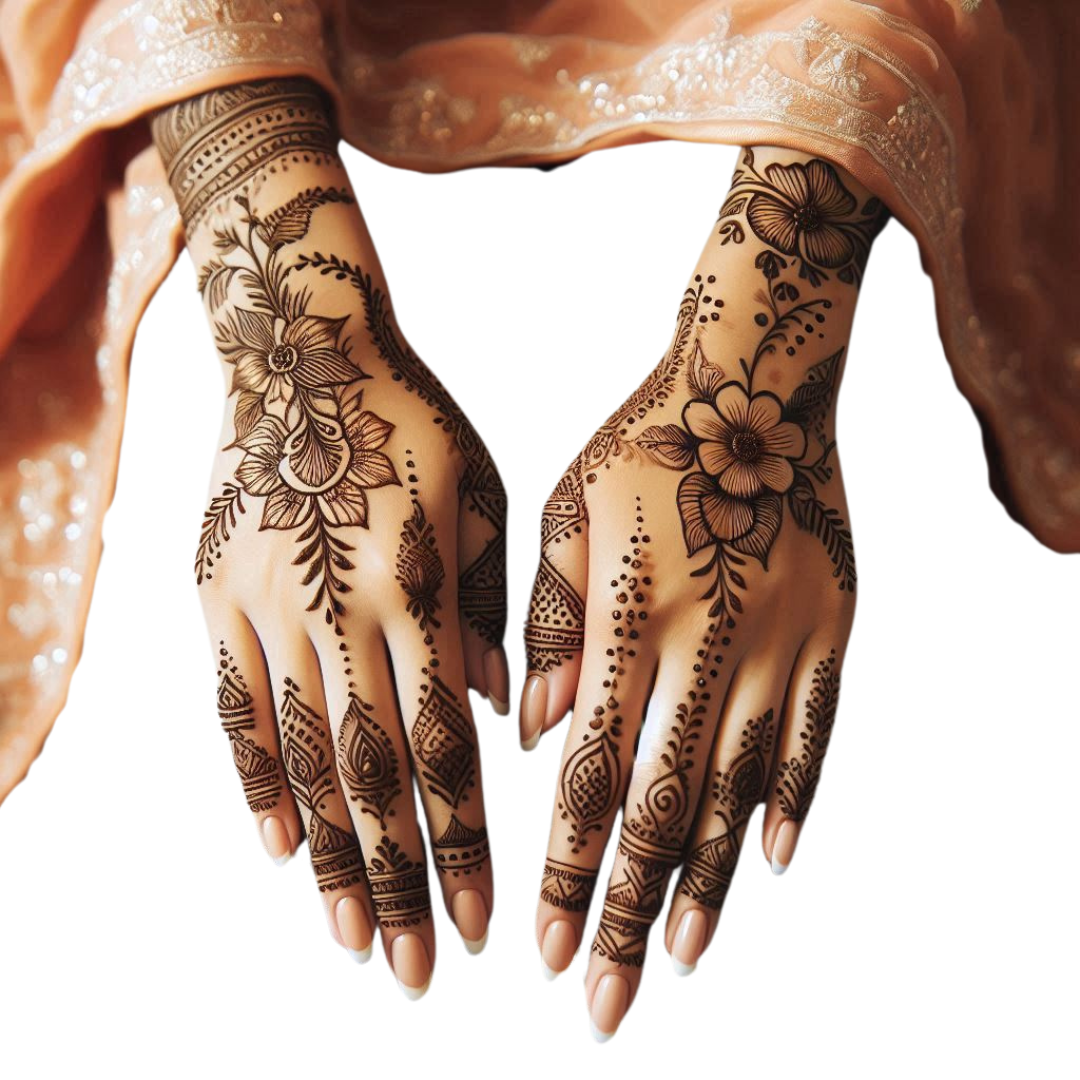 simple mehndi design photo
