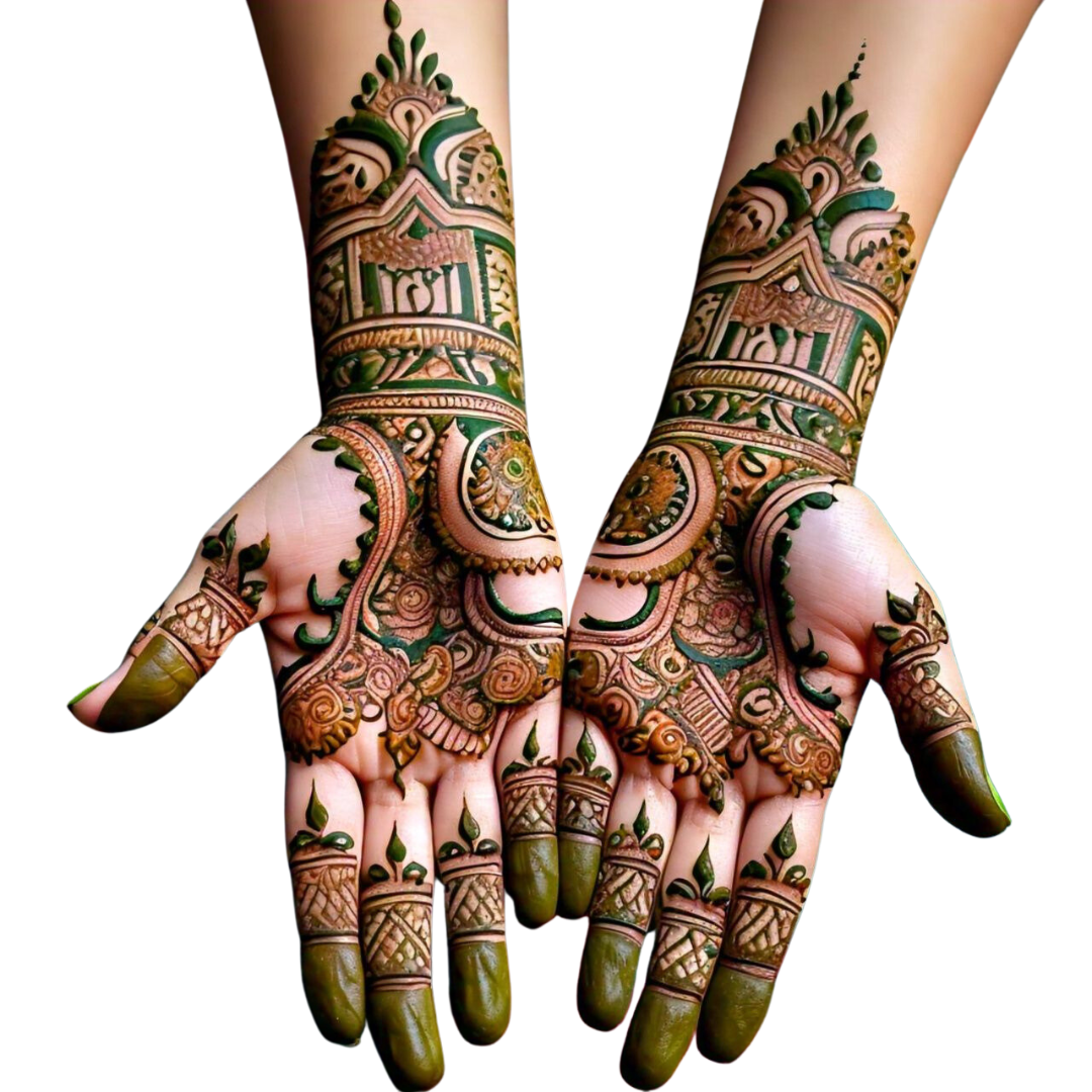 simple mehndi design photo
