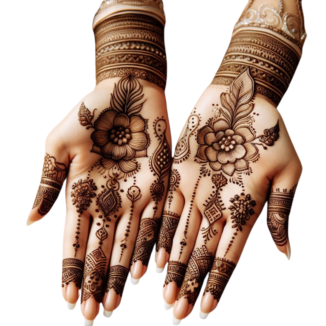 simple mehndi design photo
