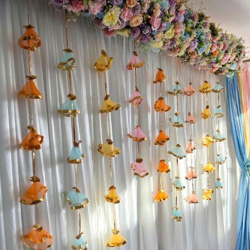 background haldi ceremony decoration
