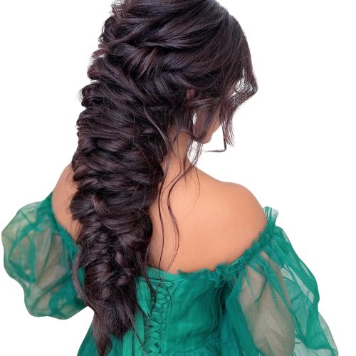 bridal hairstyle indian wedding (3)