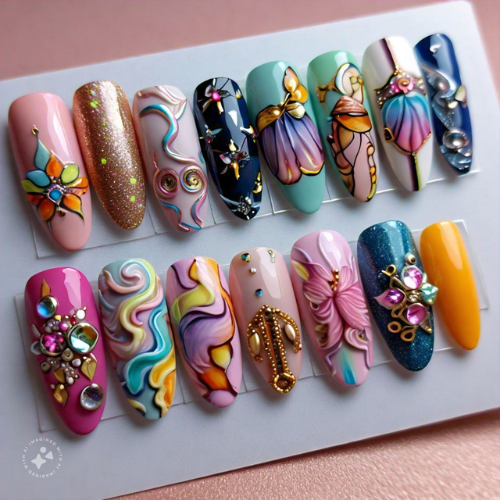 simple nail art designs
