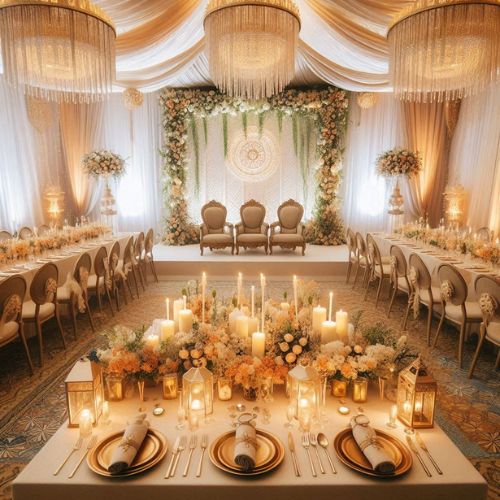 simple wedding decoration ideas for reception
