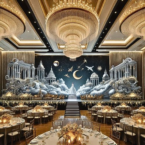 banquet hall stage decoration