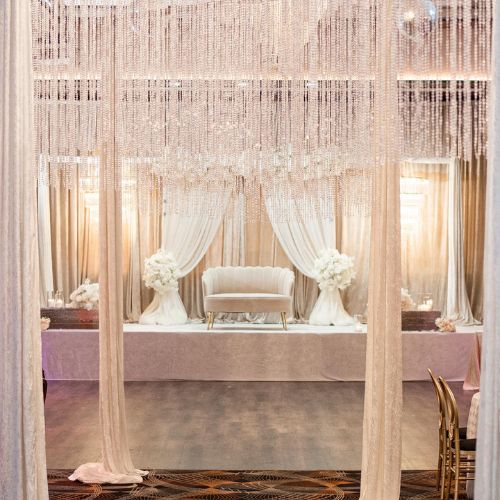 marriage stage decoration in banquet hall