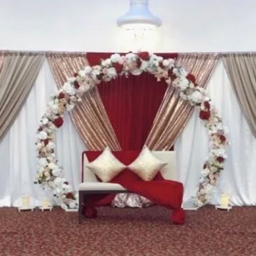 banquet hall stage decoration