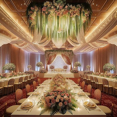banquet hall stage decoration