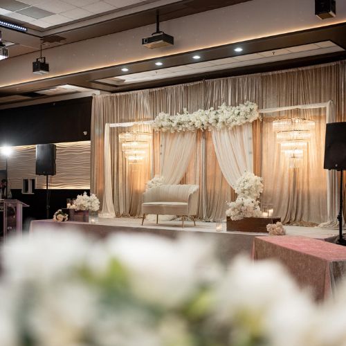 banquet hall stage decoration