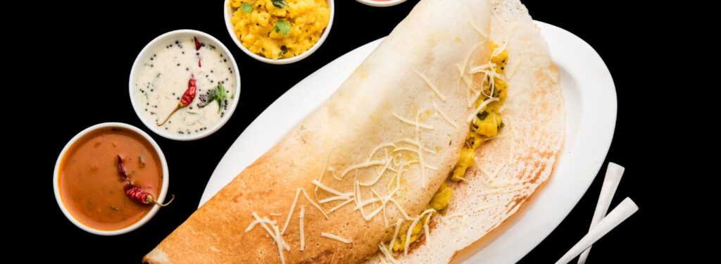 Cheese Masala Dosa - Manek Chowk Food Market